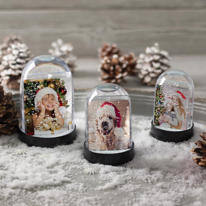 Neil Enterprises, Inc Neil Enterprises Inc. 1.75" x 2.75" Clear Vertical Photo Snow Globe - Image 4